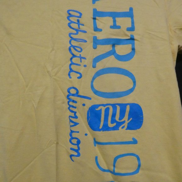 AEROPOSTALE | xl extra large | yellow graphic tee | 100% cotton - Picture 6 of 12